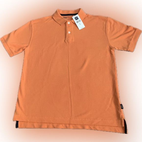 GAP kids orange polo never worn, med - Picture 3 of 6